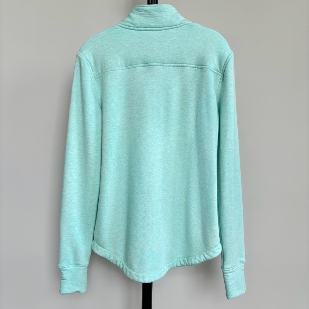 Vineyard Vines Dreamcloth Relaxed Shep Shirt Quarter Zip Sweatshirt Mint NWOT - Picture 4 of 14